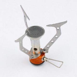 Portable Outdoor Camping Gas Furnace Stove Head BBQ with Black Bag
