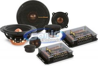 POWER PPI PC3.65C 6.5 100W 3 Way Car Component Audio Speakers