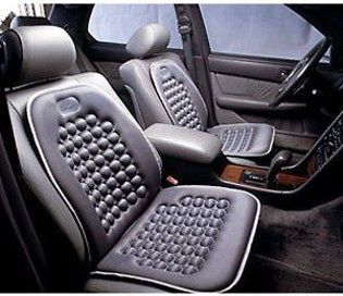 Car Seat Cushion Magnetic GRAY Therapy Massage Acu Beads Car Home Work
