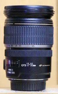 Canon EF S 17 55mm F/2.8 IS USM Lens with Canon EW 83J