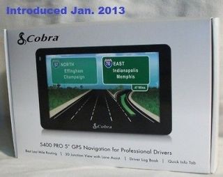 Cobra 5400 PRO 5 Trucker Professional Driver GPS Navigation 2013 NEW