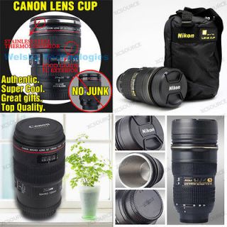 Nikon Camera Lens Mug Lens Coffee Cup Pot 70 200mm Stainless Steel
