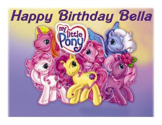 My Little Pony edible party cake topper cake image