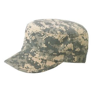 NEW WASHED CADET CASTRO ARMY STYLE HAT CAP DIGITAL CAMO