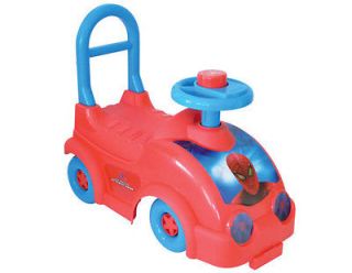 THE AMAZING SPIDER MAN Kids Ride on Car with Push Bar OSPI067