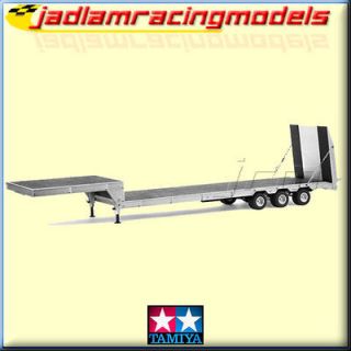 CARSON Flat bed Carrier Trailer with Ramp 3 Axles C907000 for Tamiya