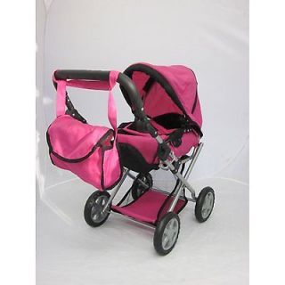 in 1 Deluxe Doll Pram / Stroller with Free Carriage Bag Pillow