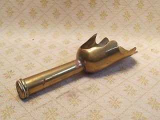 VINTAGE BRASS MILITARY SHELL CASE SMALL SHOVEL / SCOOP