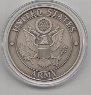 US ARMY 23rd Psalm antique nickel challenge coin medallion