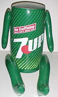 SEVEN UP 7UP INFLATABLE CAN MAN CHARACTER DISPLAY