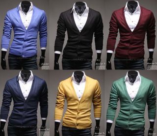 Design 6 Color Basic Sweaters Cardigans Jackets SALE (UK Size S,M