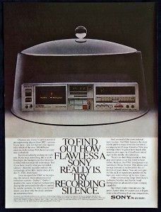 Sony TC FX6C Cassette Deck Magazine Print Advertisement