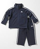 ADIDAS NWT Boys Jacket Pant Top Track Suit Navy Blue Warm Up 2 2T 3 3T