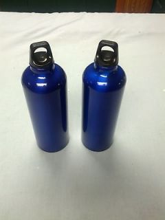 Eco friendly aluminum water canteen / water bottles ( Lot of 2 ) Blue
