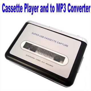 USB Cassette Capture Convert Any Tape to  File for iPod CD PC Burn
