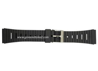 Casio Style Water Proof PVC Watch Strap 20mm (P50)