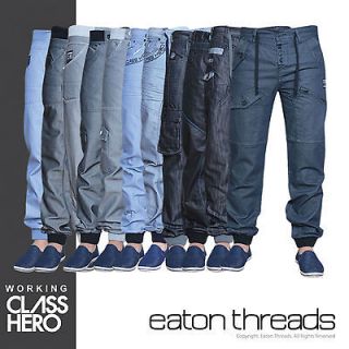 Jeans Denim Working Class Hero Cuffed Cargo Combat Trousers Joggers