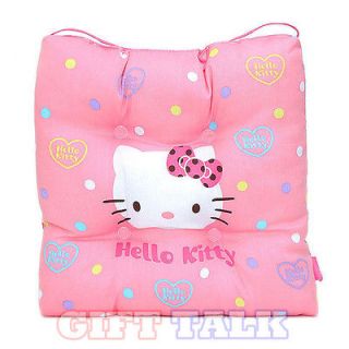   Pink Dotted Square Chair Seat Cushion 11 [Officially Licensed