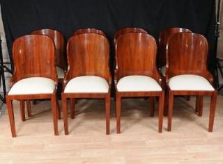 Set Art Deco Tub Dining Chairs Diners Vintage 1920s Furniture