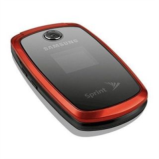 Sprint Samsung SPH M300 Cell Phone Red/Black CDMA Used Fair