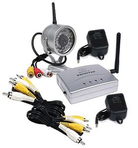 /Wired Surveillance Camera System With Infrared IR Night Vision