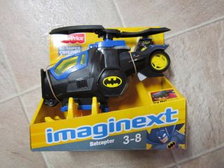 Fisher Price Imaginext DC Super Friends Batman Batcopter helicopter