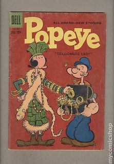 Popeye (1948 84 Dell/Gold Key/King/Charlton) #49 VG 4.0