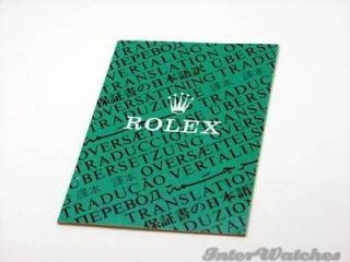 rolex certificate