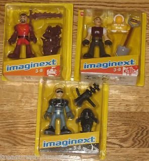 Price Imaginext Small Figures People Sets Lot Medieval City Space NEW