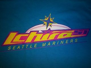 Free US Ship Sz M SEATTLE MARINERS MLB Baseball ICHIRO 51 Players