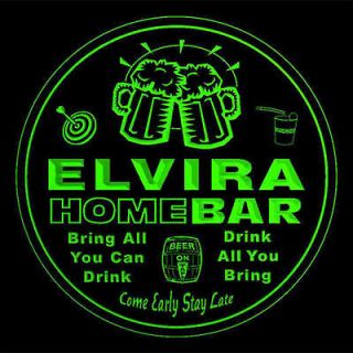 4x ccq13234 g ELVIRA Home Bar Ale Beer Mug 3D Engraved Drink Coasters