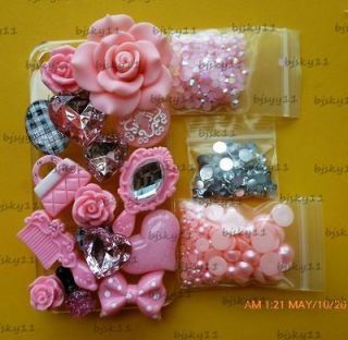 Pink ANNA Lolita Mobile Phone Style Case Cover Shell Deco Den Kit