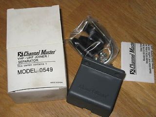 Channel Master Model 0549 UHF/VHF Joiner Separator **NEW**