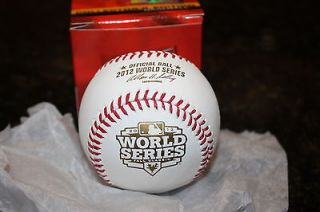 Rawlings Official 2012 World Series Baseball New in Red Rawlings Box