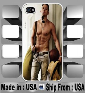 Channing Tatum Magic Mike White iPhone 4 and 4S Case Cover Skin CTM02