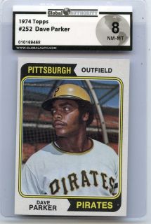 1974 TOPPS BASEBALL #252 DAVE PARKER ROOKIE RC, PITTSBURGH PIRATES