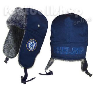 Chelsea FC Russian Trapper Hat Navy
