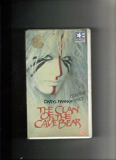 THE CLAN OF THE CAVE BEAR   DARYL HANNAH   VIDEO VHS (15)