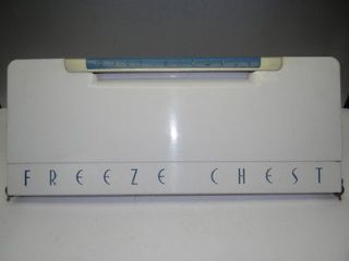 Vintage 1950s Westinghouse Freeze Chest Ice Box Refrigerator