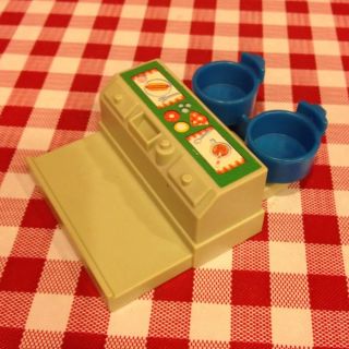 Vintage Fisher Price Little People Sesame Street Lunch Counter