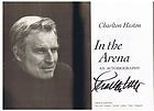 Charlton Heston signed autograph authentic vintage real