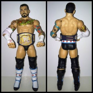 WWE Mattel Elite 16 CM Punk Custom WWE Belt Wrestling Action Figure
