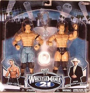 WWF WWE WrestleMania 21 John Cena Chain Gang vs. JBL Cowboy Hat