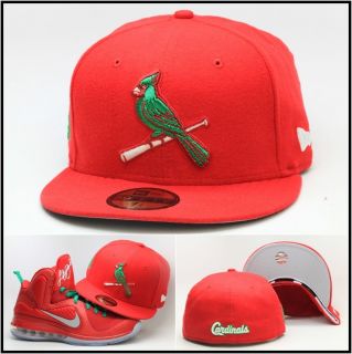 New Era St.Louis Cardinals Custom Fitted Hat Designed For Lebron 9 IX