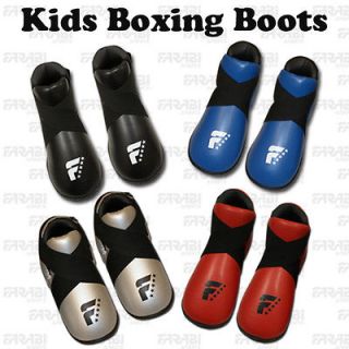 Kids Semi Contact Boots Martial Arts Takewondo kick Boxing Synthetic