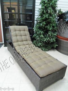 Frontgate Outdoor Chaise Chair lounge chair Cushion sunbrella EBONY