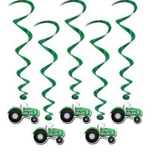 40 Tractor Whirls Birthday party supplies Farm John Deere