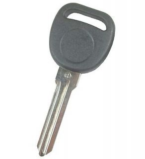NEW GM CHEVY UNCUT IGNITION CHIPPED KEY WITH TRANSPONDER CHIP CIRCLE