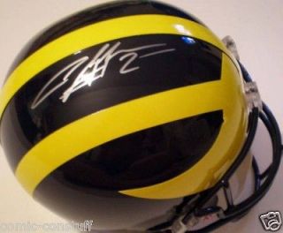 Charles Woodson auto signed autograph Michigan full size helmet