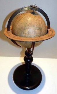 1870 Zalesskaya RUSSIAN GLOBE Moscow Made, Only One Other Known